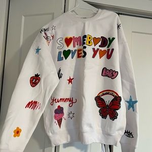 Mayfair somebody loves you crewneck